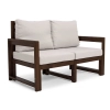 Sofa modułowa 2-osobowa MALTA  ciemny brąz/szary
