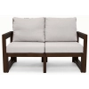 Sofa modułowa 2-osobowa MALTA  ciemny brąz/szary