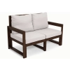 Sofa modułowa 2-osobowa MALTA  ciemny brąz/szary