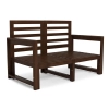 Sofa modułowa 2-osobowa MALTA  ciemny brąz/szary