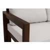 Sofa modułowa 2-osobowa MALTA  ciemny brąz/szary