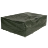 Gruby pokrowiec na narożnik ogrodowy 215 x 148 x 62cm - zielony