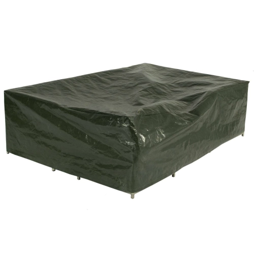 Gruby pokrowiec na narożnik ogrodowy 215 x 148 x 62cm - zielony