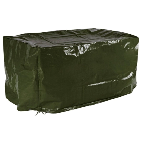 Gruby pokrowiec na meble 8-osobowe 130x210x90 cm - zielony