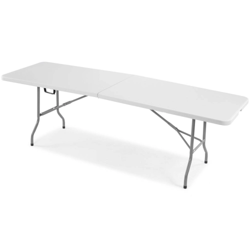 Stół cateringowy składany 240 cm - biały
