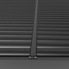 Pergola ogrodowa LUXE 5.8 x 3 m antracyt z LED