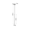Lampa wisząca PASTELO 1 biała 1x4,5W G9 Sollux Lighting