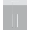 Lampa wisząca PASTELO 1 biała 1x4,5W G9 Sollux Lighting