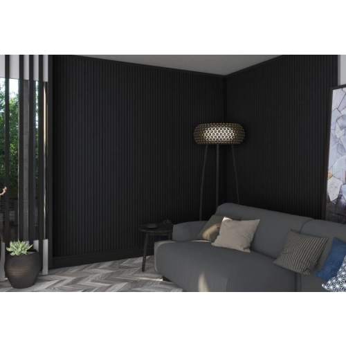 Lamele Dekoracyjne Białe Matowe MDF 15,8 x 1,2 x 280 cm