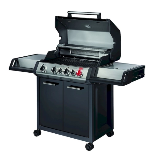 Grill gazowy Enders Monroe Black PRO 4 IK Turbo: Podnieś Temperaturę Grillowania z Palnikiem Rożna Infrared