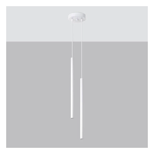 Lampa wisząca PASTELO 1 biała 1x4,5W G9 Sollux Lighting