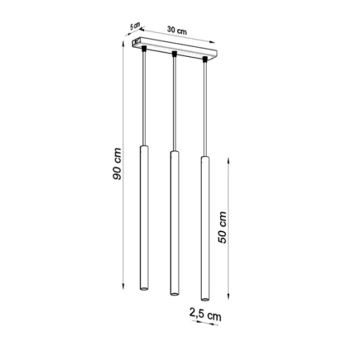 Lampa wisząca PASTELO 1 biała 1x4,5W G9 Sollux Lighting