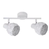 Lampa podsufitowa REUS biała 2x40W E14 Light Prestige