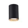Oprawa natynkowa MANACOR czarno-złota 1x50W GU10 9 cm Light Prestige