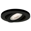 Oczko podtynkowe LAGOS ruchome czarne 1x50W GU10 IP20 Light Prestige