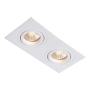 Oprawa podtynkowa METIS biała 2x50W GU10 Light Prestige
