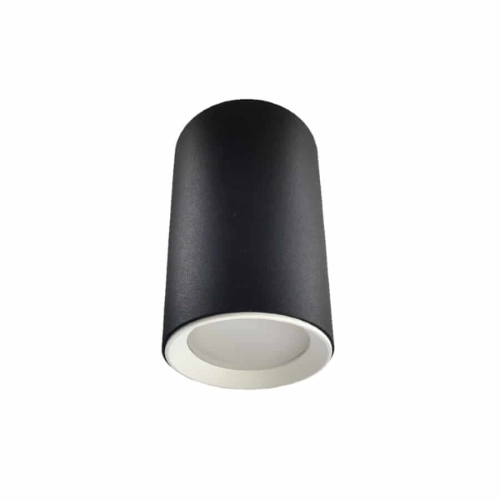 Oprawa natynkowa MANACOR czarno-biała 1x50W GU10 9 cm Light Prestige