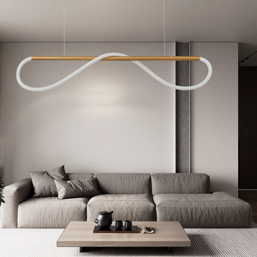 Lampa wisząca MELECA S złota 1x24W LED Light Prestige